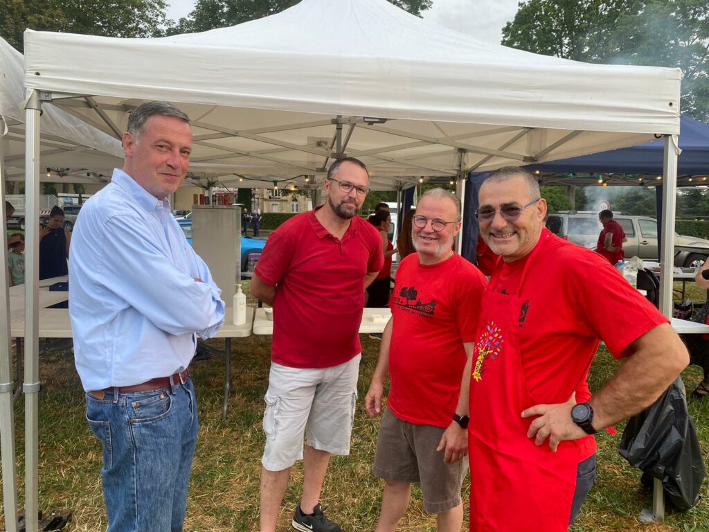 Le Comité et Monsieur Bourjot, Maire de Chessy