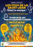 Feux de la Saint-Jean le samedi 17 juin dès 19h au parc du Bicheret à Chessy.