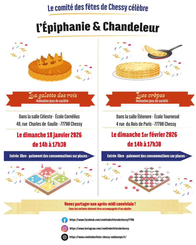 Galette des Rois et Chandeleur à Chessy 2026