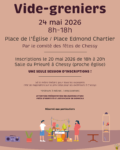 vide-grenier. Chessy 2026