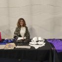 Stand de Charlott' By Christelle charlott' lingerie conseillère au marché de noël et bourse aux jouets organisé par le Comité des fêtes de Chessy (77)