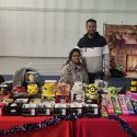 Stand de Fa And Store vente de produits cadeaux & goodies au marché de noël et bourse aux jouets organisé par le Comité des fêtes de Chessy (77)